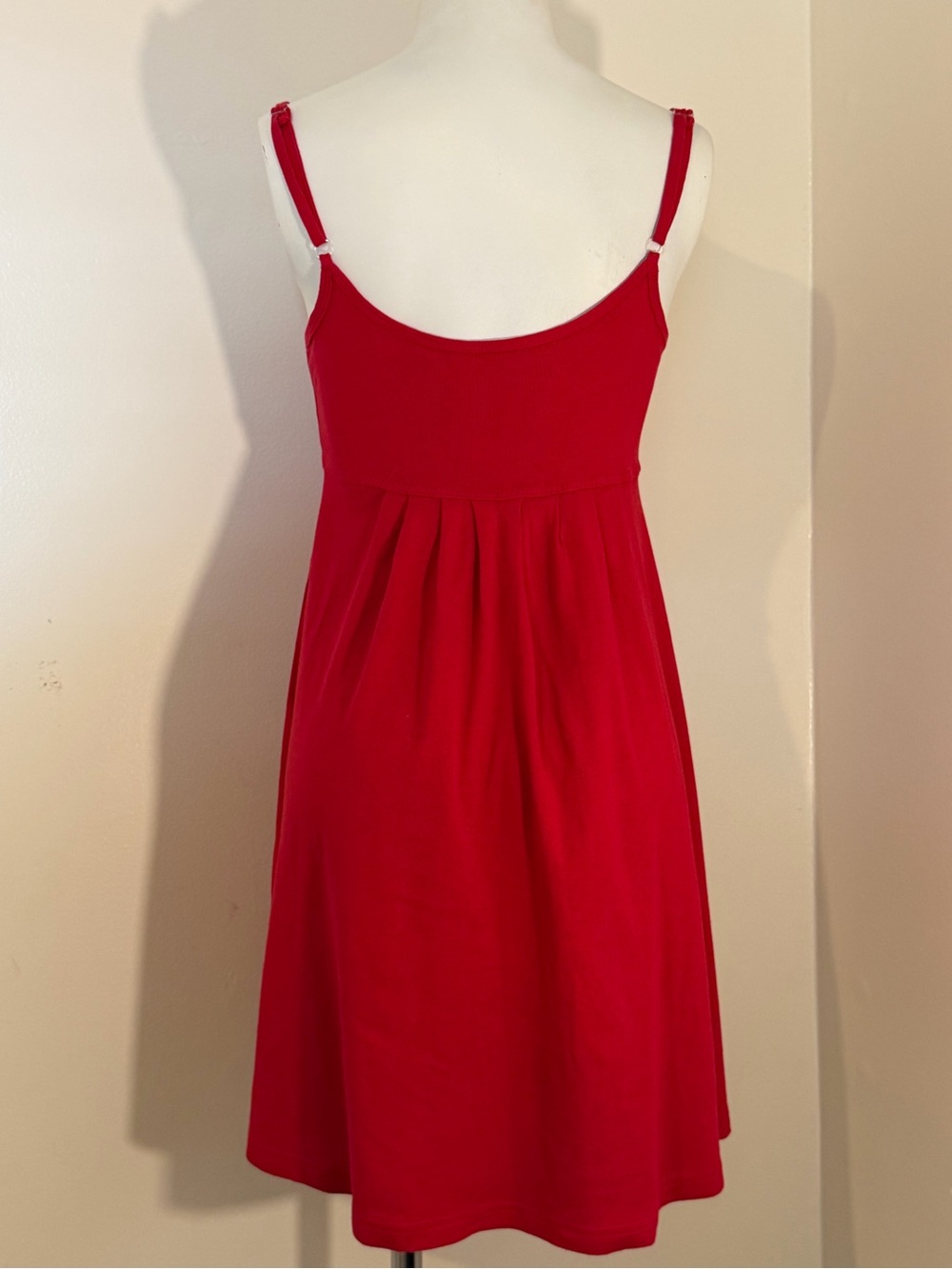 University Logo Red Spaghetti-Strap Mini Dress - Picture 3 of 5